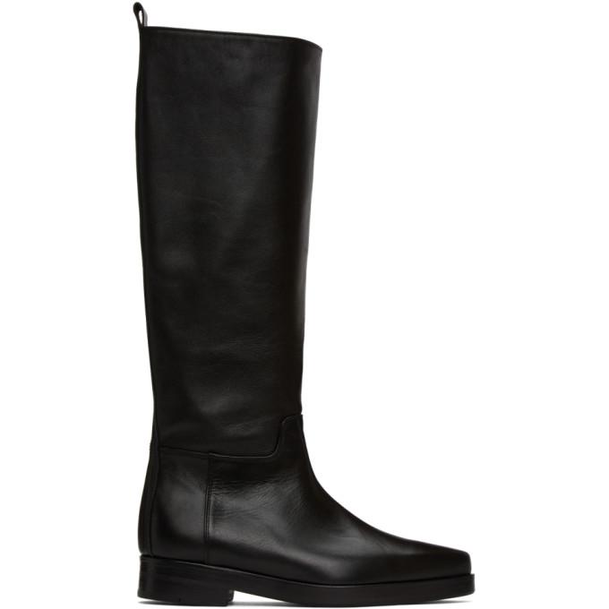LOW CLASSIC Black Western Long Boots