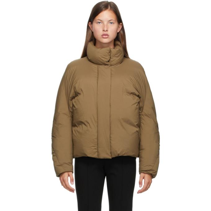 LOW CLASSIC Khaki Down Nylon Jacket