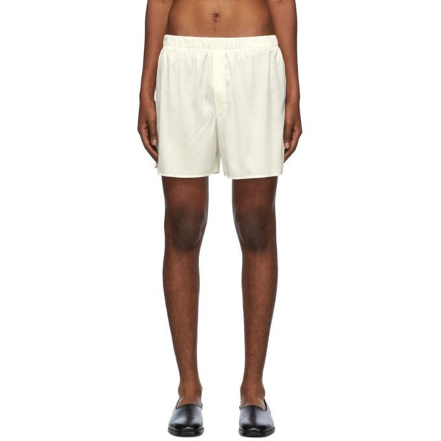 Ludovic de Saint Sernin Off-White Silk Boxer Shorts