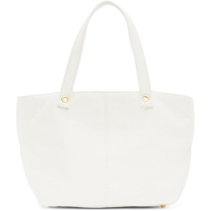 Ludovic de Saint Sernin White Leather Purssy Tote