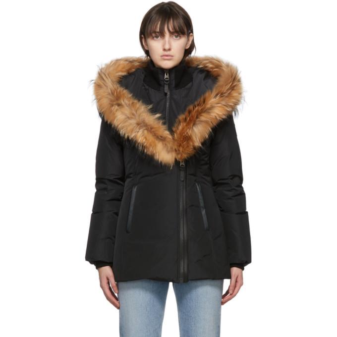 Mackage Black Down and Fur Adali Parka