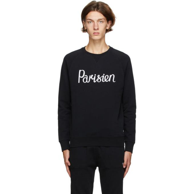 Maison Kitsune Black Palais Royal Sweatshirt