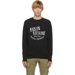 Maison Kitsune Black Palais Royal Sweatshirt