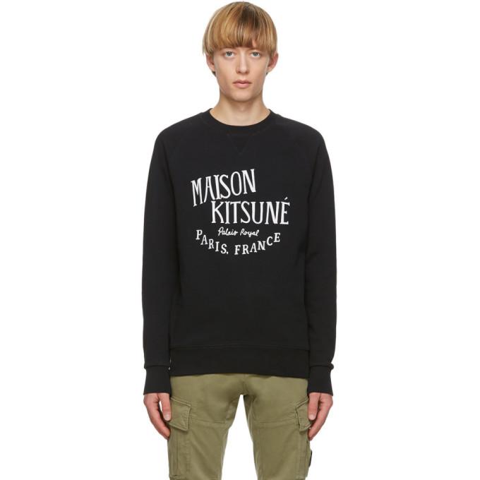 Maison Kitsune Black Palais Royal Sweatshirt