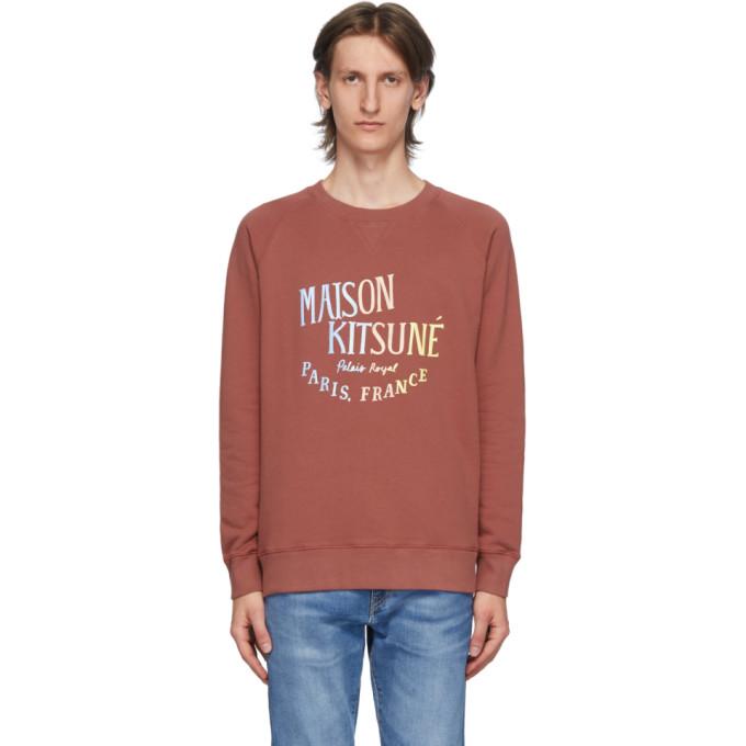Maison Kitsune Pink Palais Royal Sweatshirt
