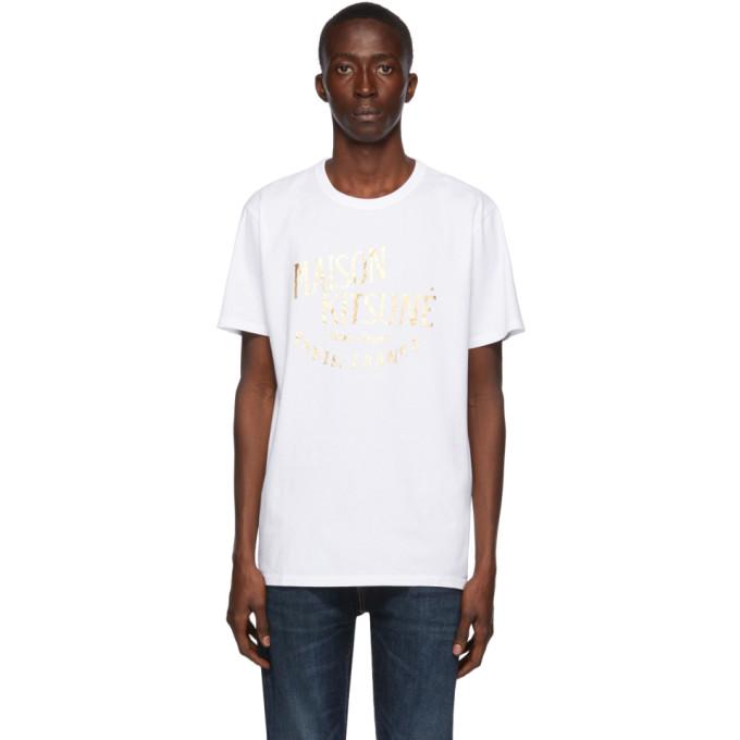 Maison Kitsune White Palais Royal T-Shirt