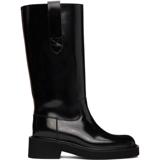 Maison Margiela Black Large Tall Boots