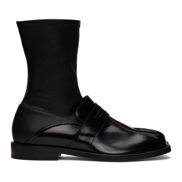 Maison Margiela Black Loafer Tabi Boots