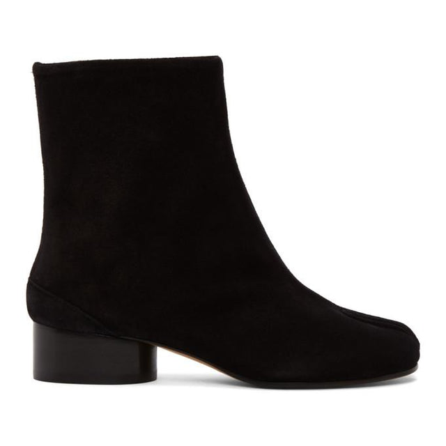 Maison Margiela Black Suede Tabi Boots