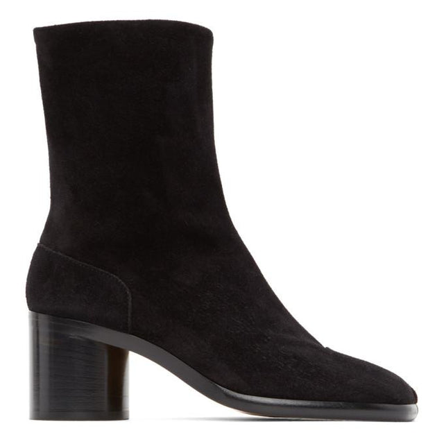 Maison Margiela Black Suede Tabi Boots
