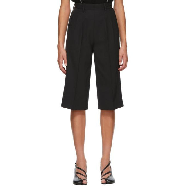 Maison Margiela Black Wool Bermuda Shorts