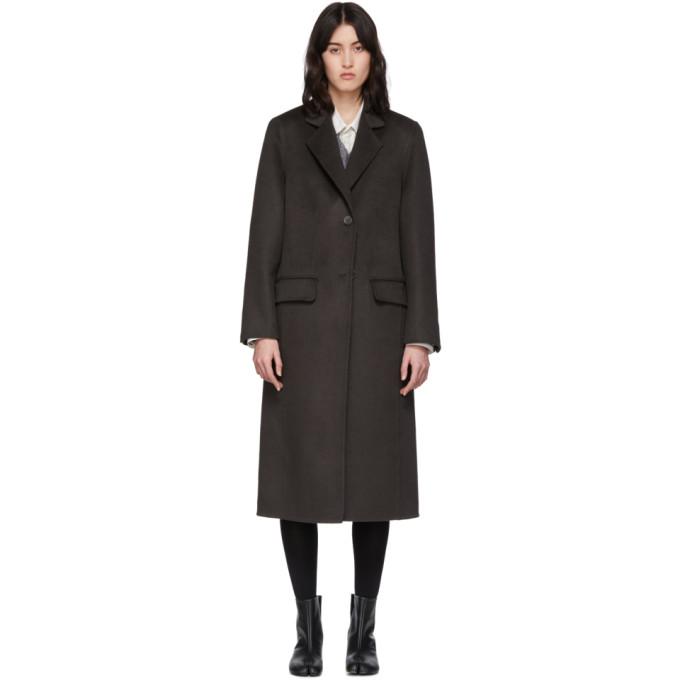 Maison Margiela Brown Cashgora Coat