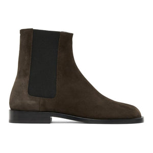 Maison Margiela Brown Suede Tabi Chelsea Boots