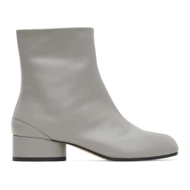 Maison Margiela Grey Low Heel Tabi Boots