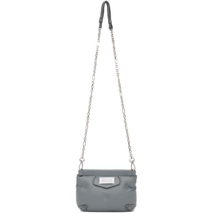 Maison Margiela Grey Mini Glam Slam Red Carpet Bag