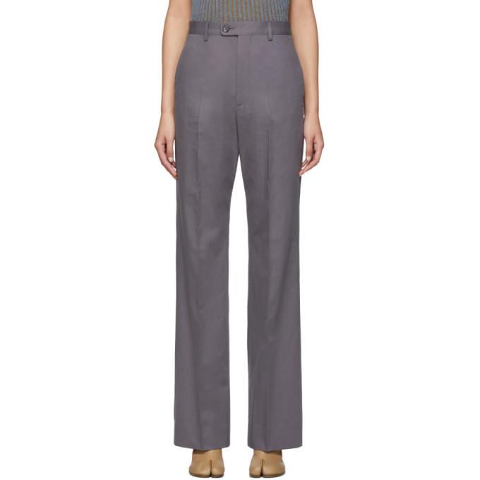 Maison Margiela Grey Twill Trousers