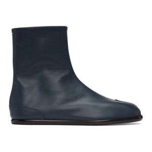 Maison Margiela Navy Flat Tabi Boots