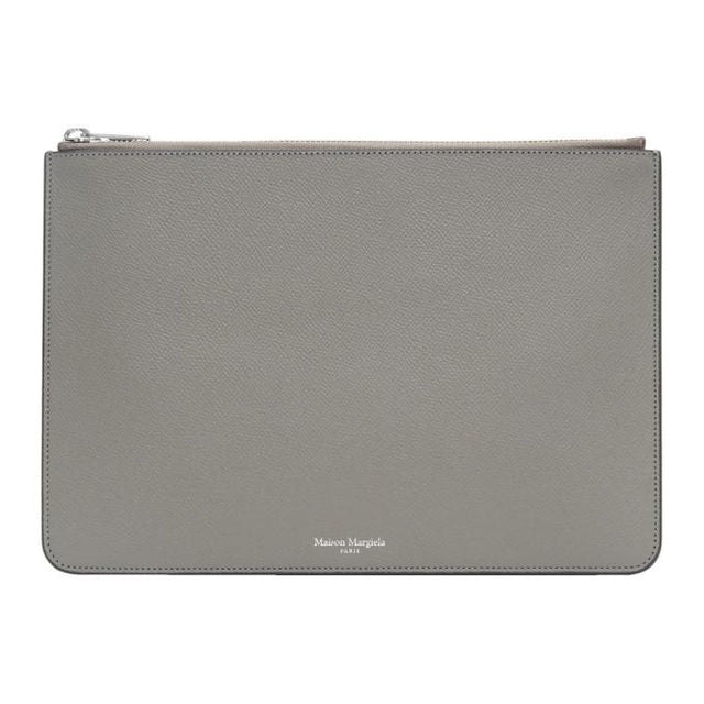 Maison Margiela SSENSE Exclusive Grey Classic Leather Pouch