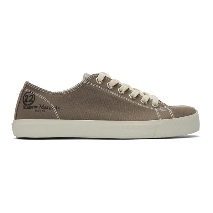 Maison Margiela Taupe Tabi Sneakers