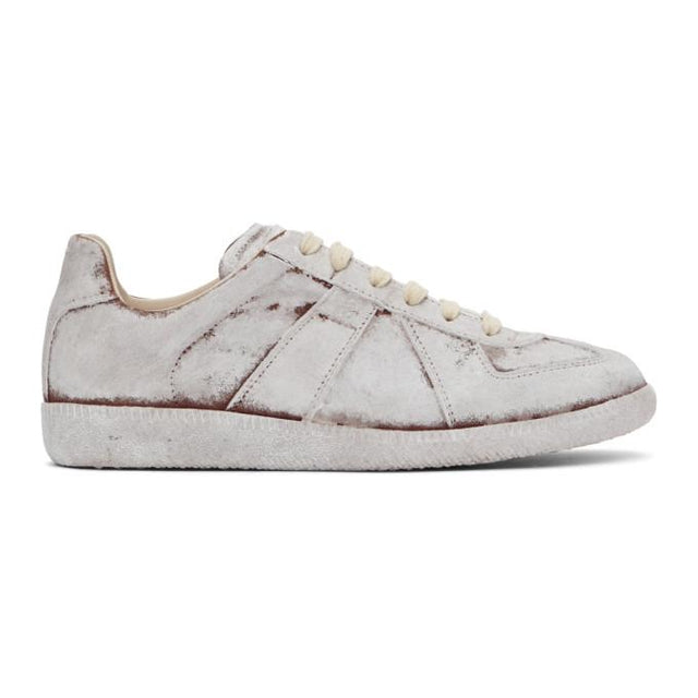 Maison Margiela White Painted Replica Sneakers