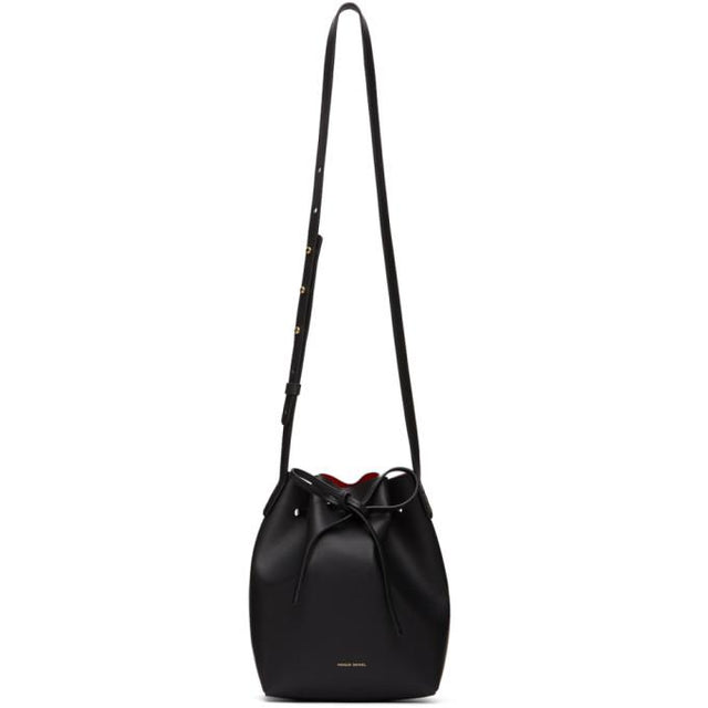 Mansur Gavriel Black Mini Bucket Bag