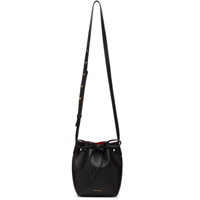 Mansur Gavriel Black Mini Mini Bucket Bag