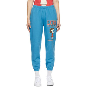 Marc Jacobs Blue Peanuts Edition The Gym Lounge Pants