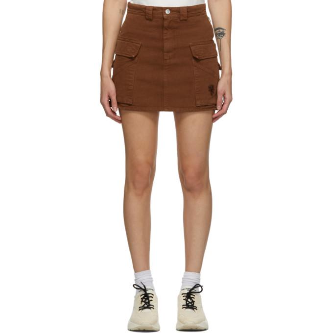 Marc Jacobs Brown Twill Pocket Skirt