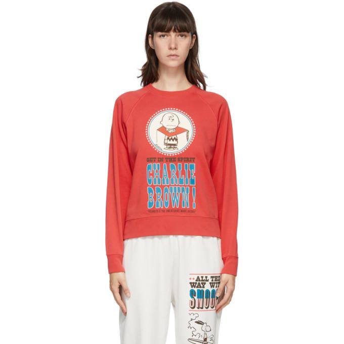 Marc Jacobs Red Peanuts Edition French Terry Sweatshirt