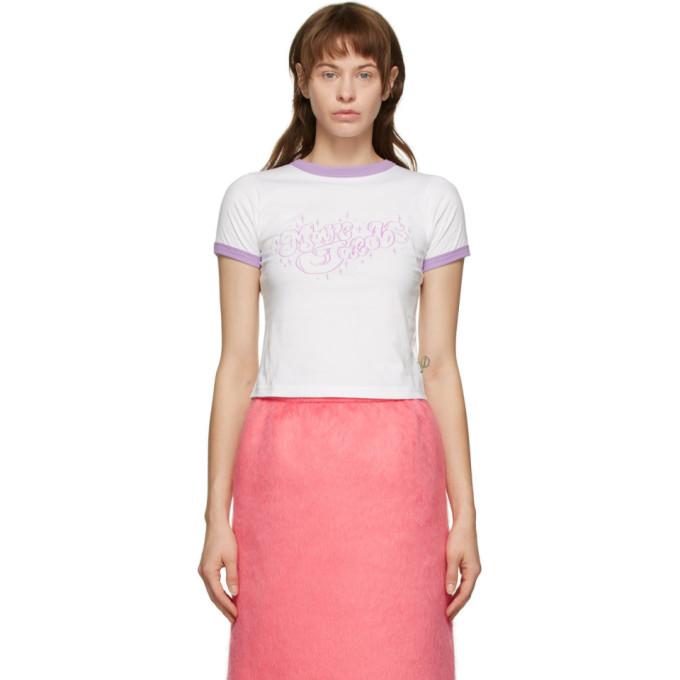 Marc Jacobs White Bubble Logo T-Shirt