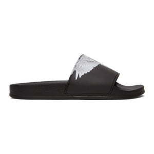 Marcelo Burlon County of Milan Black and White Wings Slides