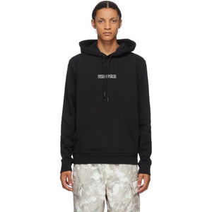 Marcelo Burlon County of Milan Black Double Face Hoodie
