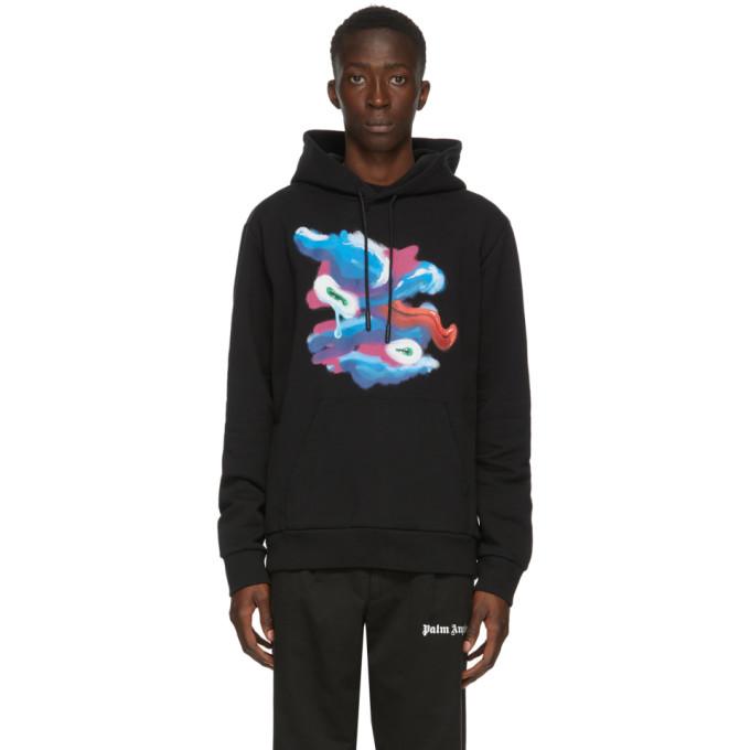 Marcelo Burlon County of Milan Black Fools Tongue Hoodie