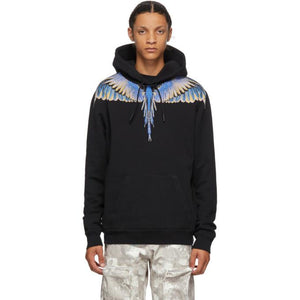 Marcelo Burlon County of Milan Black Wings Hoodie