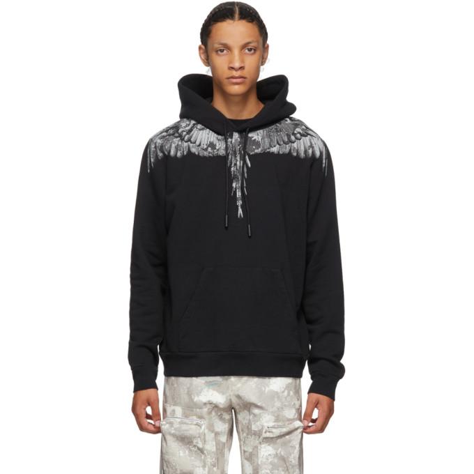 Marcelo Burlon County of Milan Black Wings Hoodie