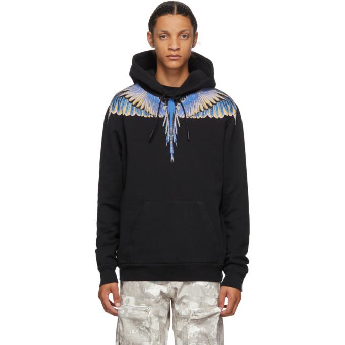 Marcelo Burlon County of Milan Black Wings Hoodie