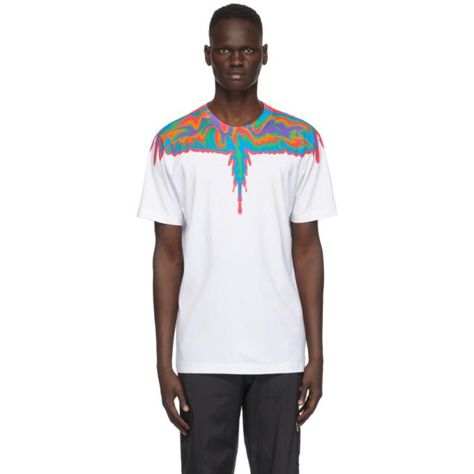 Marcelo Burlon County of Milan White Psychedelic Wings T-Shirt