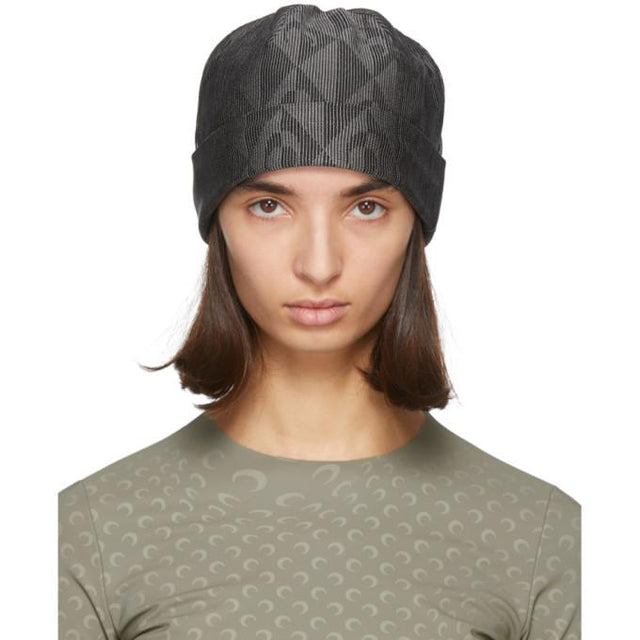 Marine Serre Black Diamond Moon Beanie