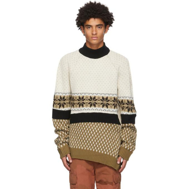 Marine Serre Multicolor Regenerated Melange Sweater