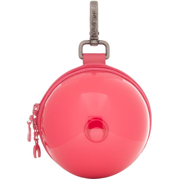 Marine Serre Pink Micro Ball Bag