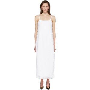 Marine Serre White Maxi Towel Dress