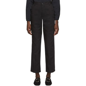 Markoo SSENSE Exclusive Black The Dropped Pocket Trousers