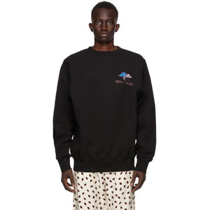 Marni Black Twist Graphic Sweatshirt