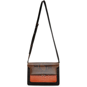 Marni Brown Snake Large Trunk Bag