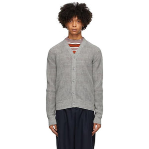 Marni Grey Alpaca Links Cardigan