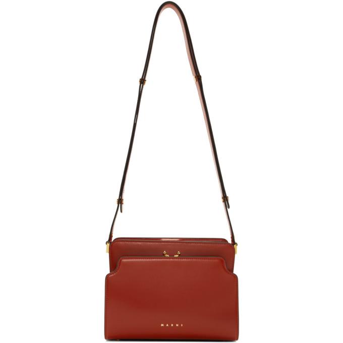 Marni Red Trunk Reverse Bag