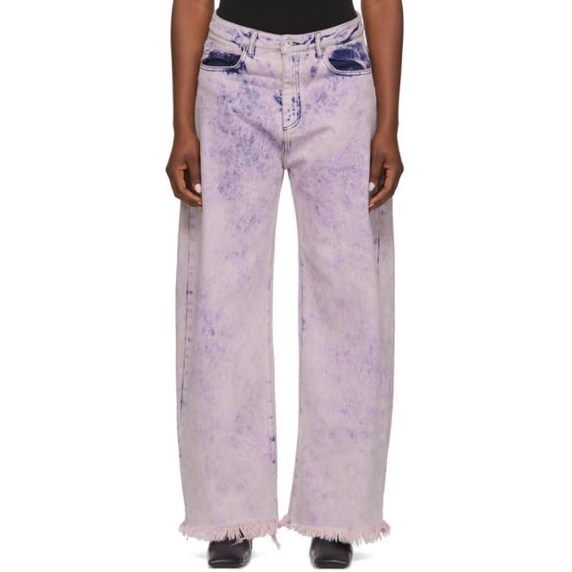 Marques Almeida Pink Boyfriend Jeans