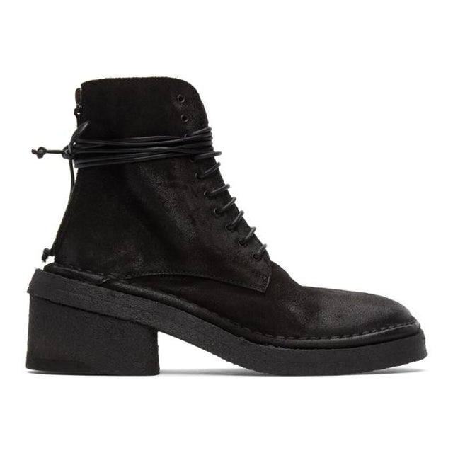 Marsell Black Burraccio Boots