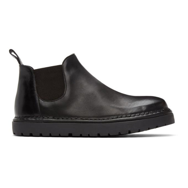 Marsell Black Gomme Pallottola Pomice Chelsea Boots