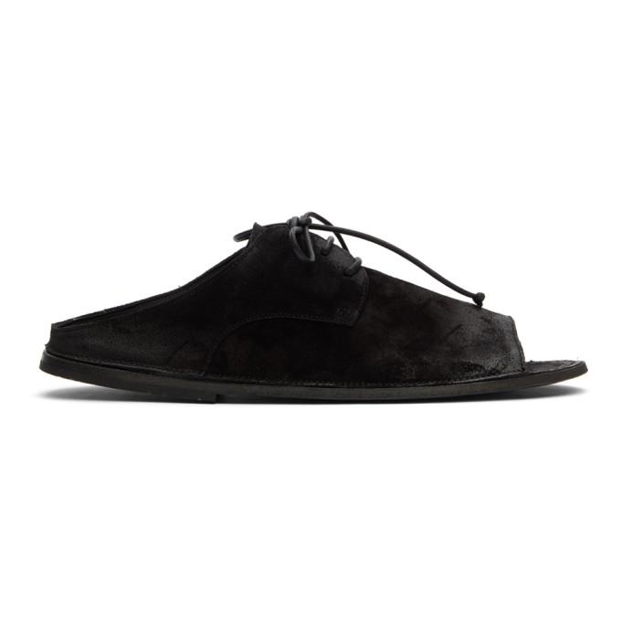 Marsell Black Suede Sandalaccio Sandals